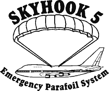Skyhook 5 Emergency Parafoil System, Parachutes